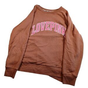 Victoria's Secret "PINK" Brown Pullover Sweatshirt - M